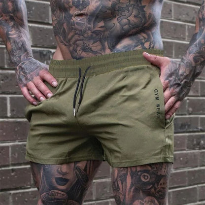 Mens Breathable Running and Gym Training Shorts