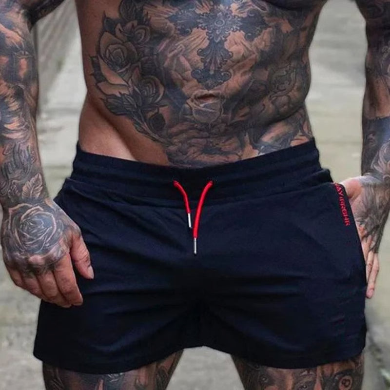 Mens Breathable Running and Gym Training Shorts