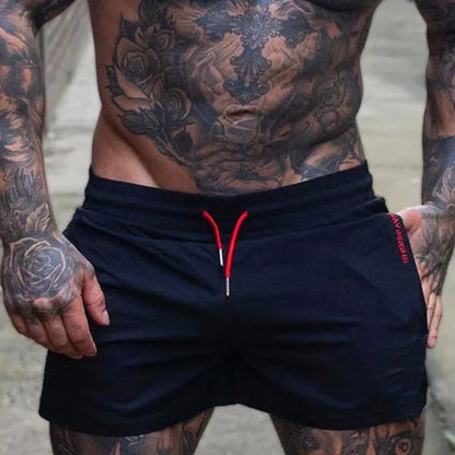 Mens Breathable Running and Gym Training Shorts