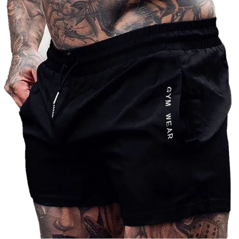 Mens Breathable Running and Gym Training Shorts