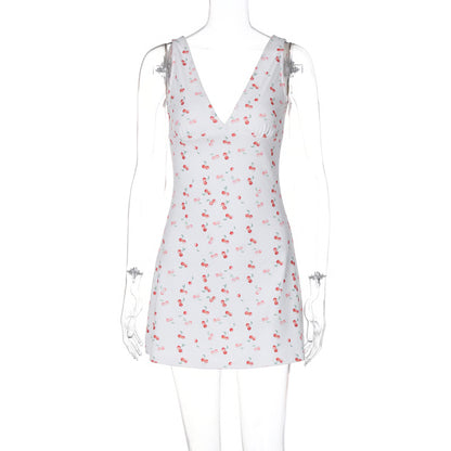 Summer Bodycon Mini Dress for Women Elegant Clothes Birthday Party Vacation