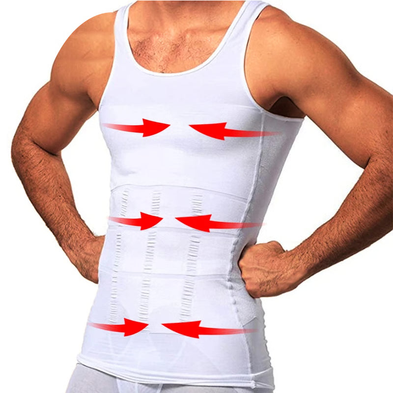 Men's Compression Sleeveless Jersey Fitness Tank Top for Gym Training Running & Sports